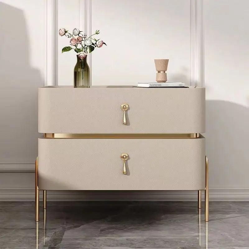 Nightstands Console Drawer Set with Unique Italian Design
