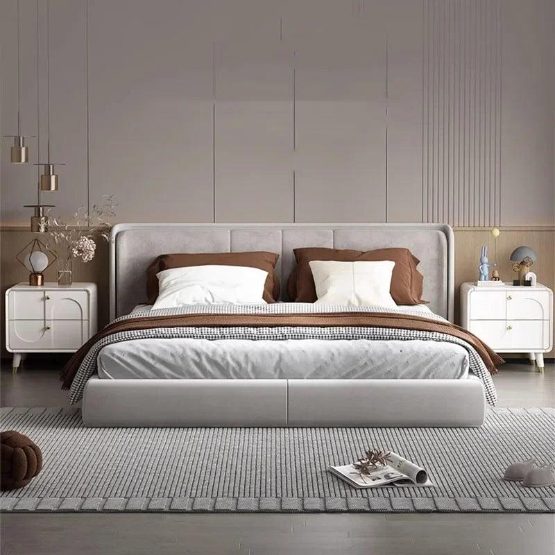 Bedroom Nightstand with Modern Design and Storage Drawers