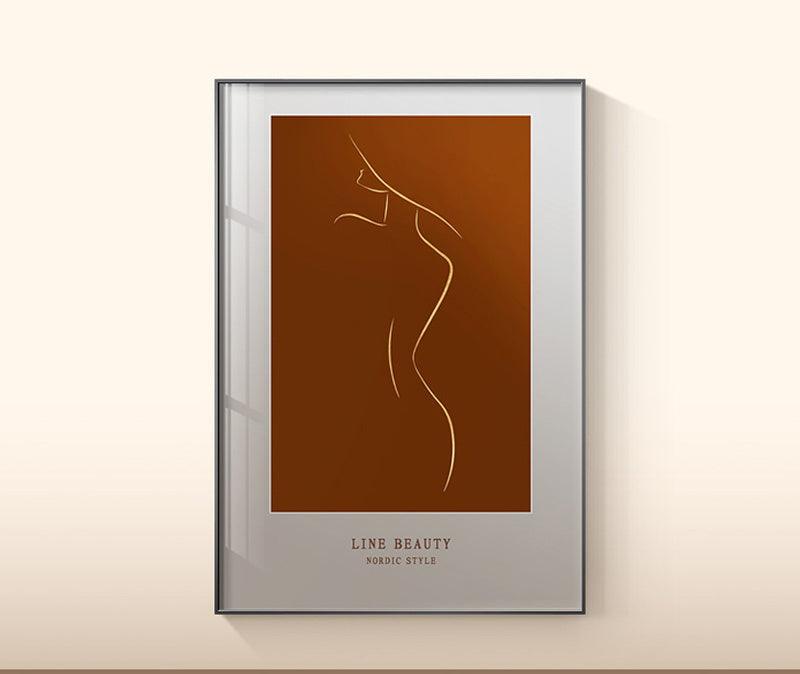 Sleek Abstract Canvas Wall Art Collection - Contemporary Artworks for Stylish Home Decor