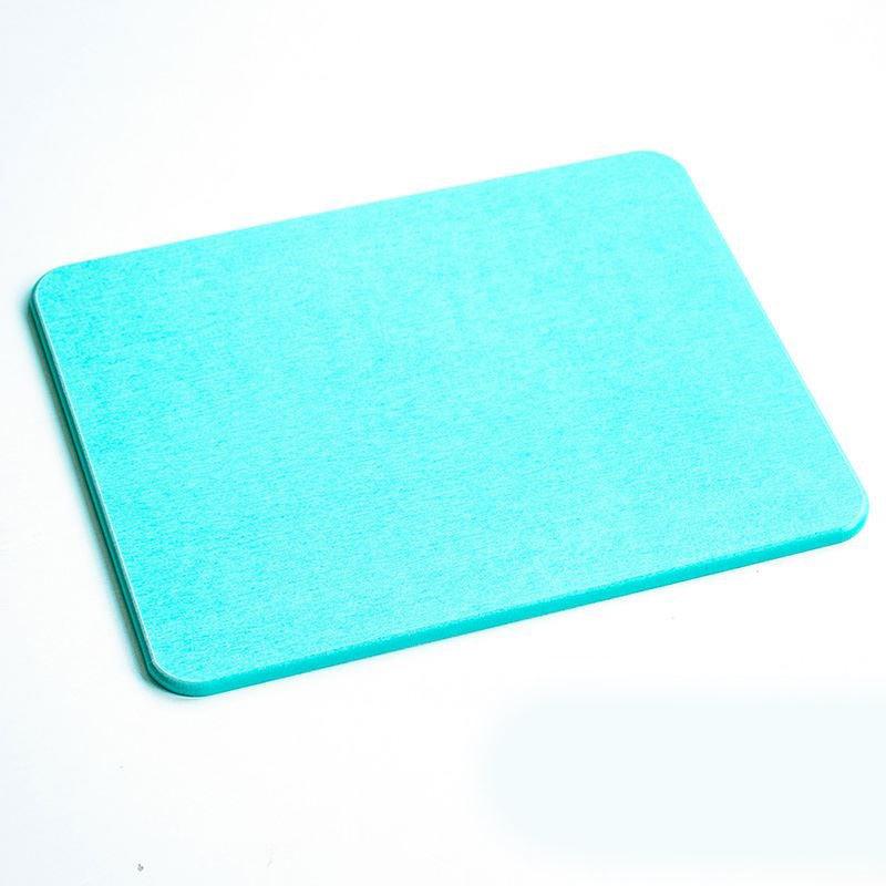 Absorbent Solid Color Bathroom Mat Set