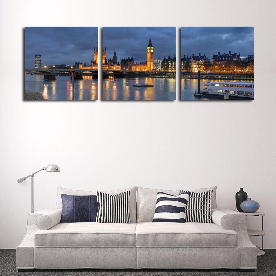 HD Triptych Abstract Canvas Wall Art Set