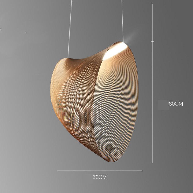 Modern Wood Chandelier Bar Table Lamp with LED Light