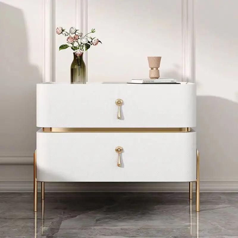 Nightstands Console Drawer Set with Unique Italian Design