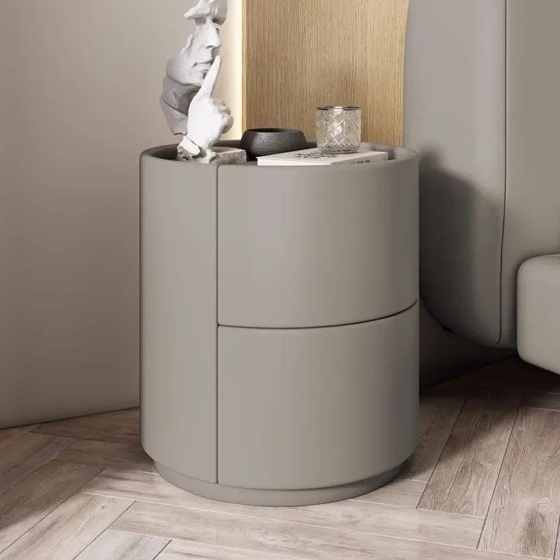 Nordic Pine Wood Nightstands with Drawer - Minimalist Modern Bedside Furniture