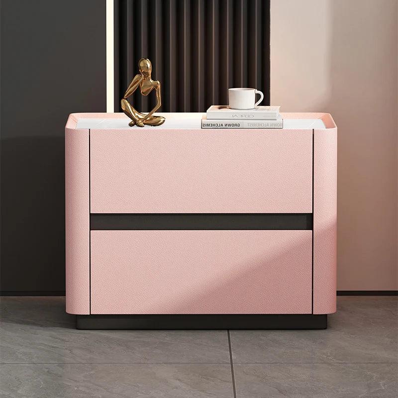 Luxury Italian Design Nightstands with Drawer - Stylish Bedside Tables for Bedroom