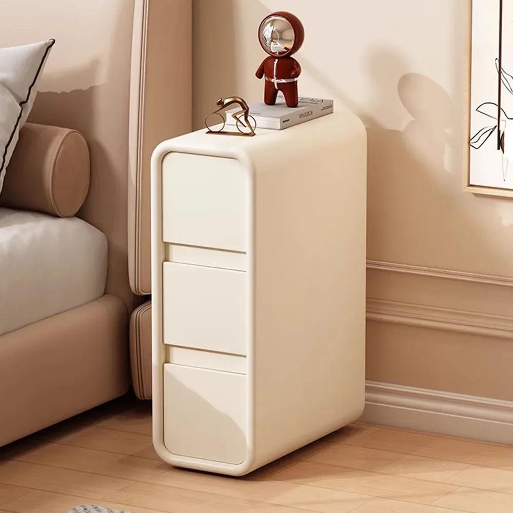 Nordic Minimalist Nightstands with European Drawers - Modern Indoor Furniture
