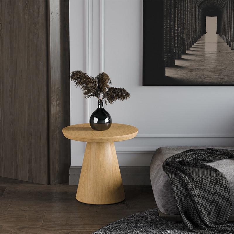 Tranquil Zen Rattan Tea Table - Japanese Style Wooden Coffee Table with Walnut Tray Surface