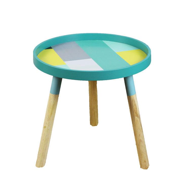 Nordic Minimalist Solid Wood Round Coffee Table