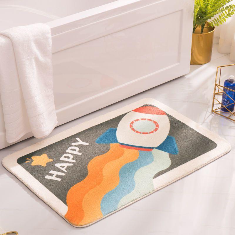 Foot mat household floor mat bathroom water absorption anti slip mat bedroom entrance mat toilet mat