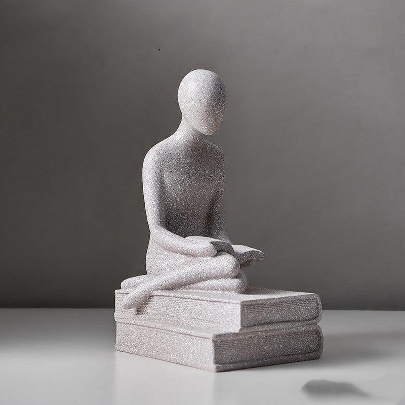 Nordic Home Decor Abstract Figure Statue Love Sculpture - Elegant Tabletop Decoration