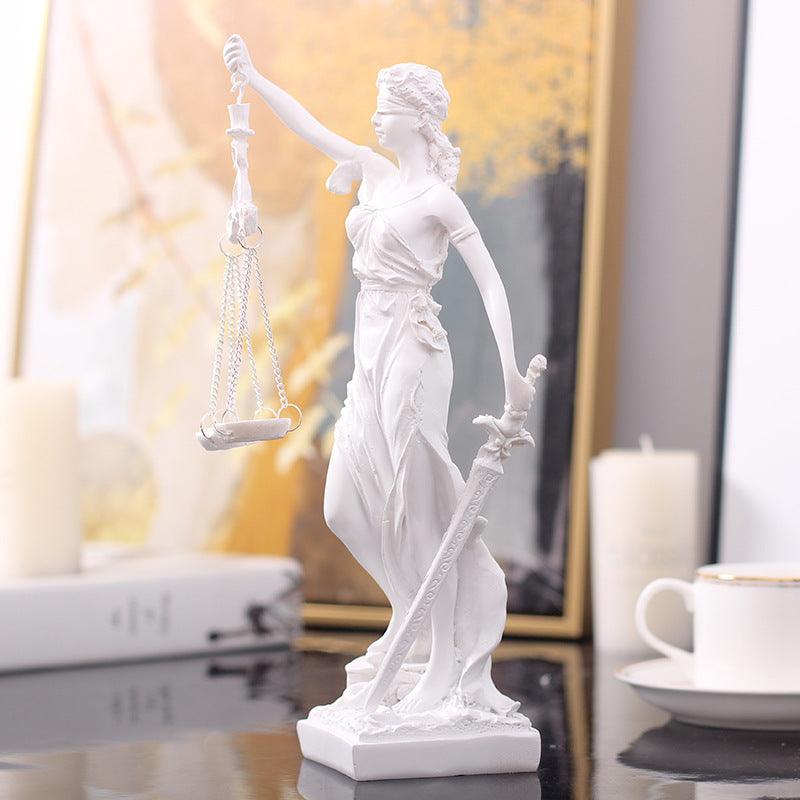 Nordic Goddess Resin Sculpture Ornament for Living Room Decor