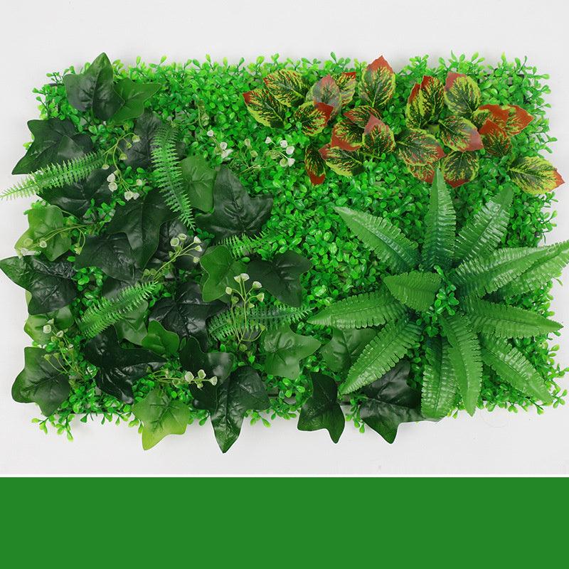 Verdant Oasis Botanical Panel - Premium Plastic Flower Wall Art