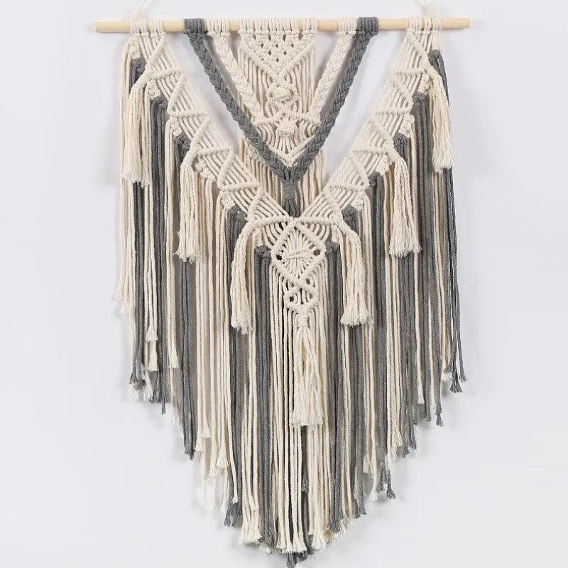 Nordic Bohemian Tassels Hand-woven Tapestry