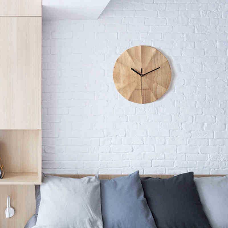Wooden Wall Clock with Elegant Design and Precision Movement