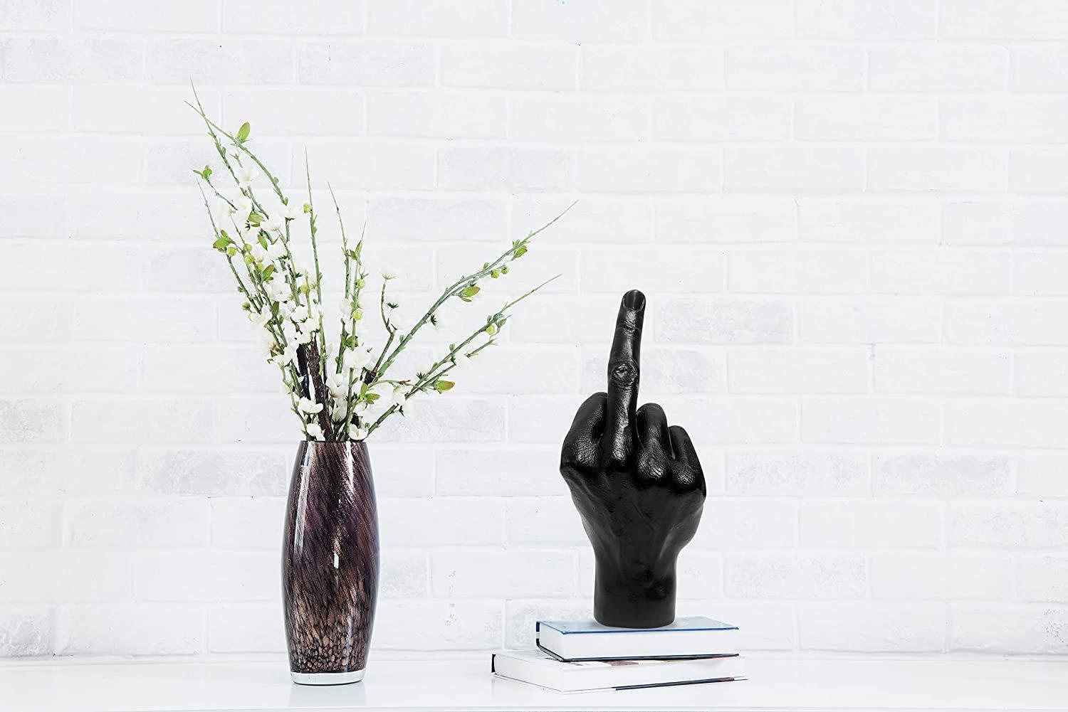 Modern Abstract Resin Finger Sculpture for Desk Decor