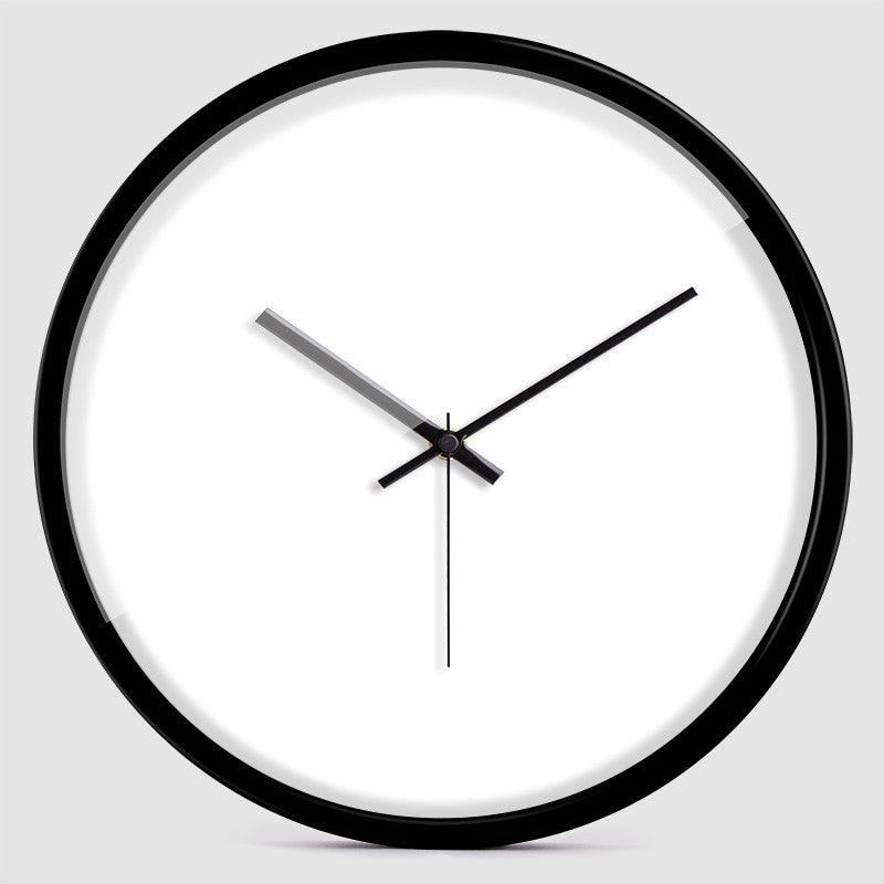 Silent Quartz Wall Clock with Creative Design - Modern Bedroom Decor