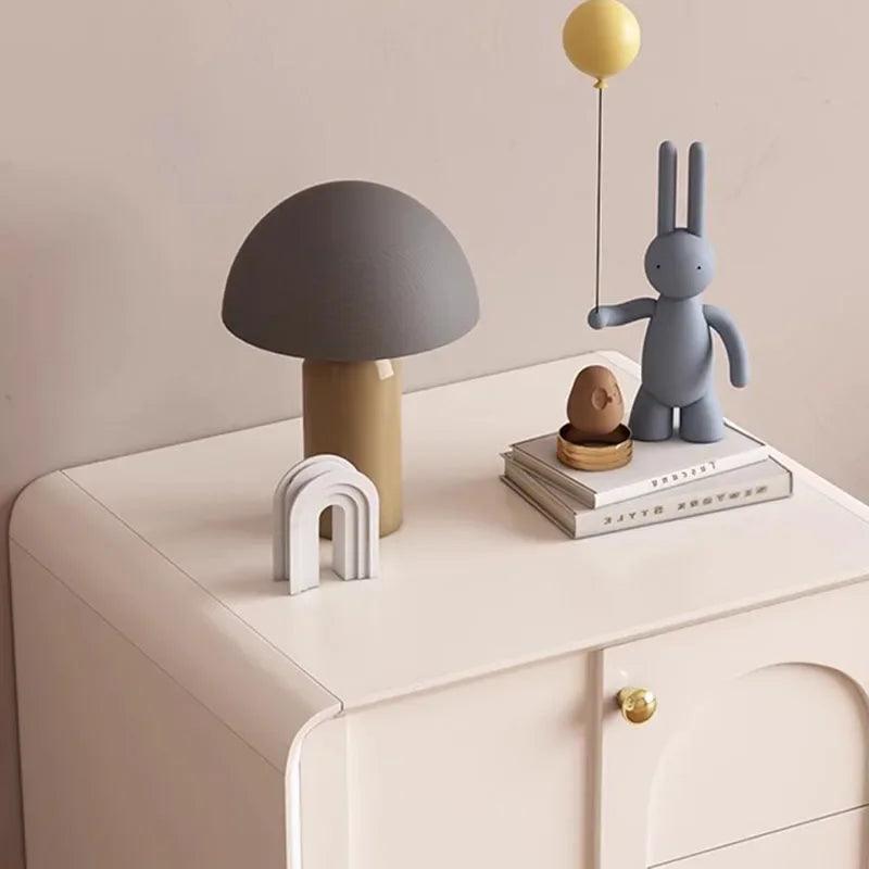 Bedroom Nightstand with Modern Design and Storage Drawers