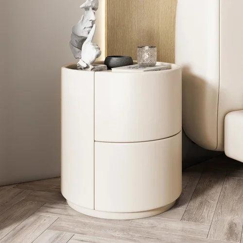 Nordic Pine Wood Nightstands with Drawer - Minimalist Modern Bedside Furniture