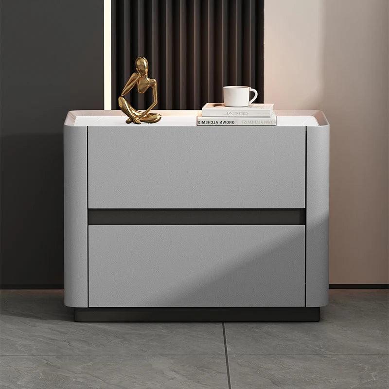 Luxury Italian Design Nightstands with Drawer - Stylish Bedside Tables for Bedroom