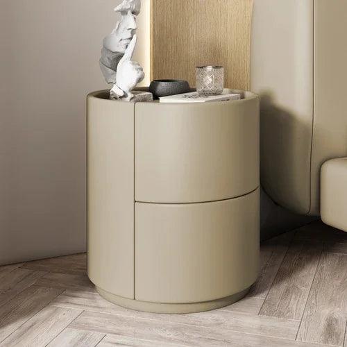 Nordic Pine Wood Nightstands with Drawer - Minimalist Modern Bedside Furniture