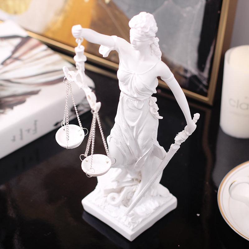 Nordic Goddess Resin Sculpture Ornament for Living Room Decor