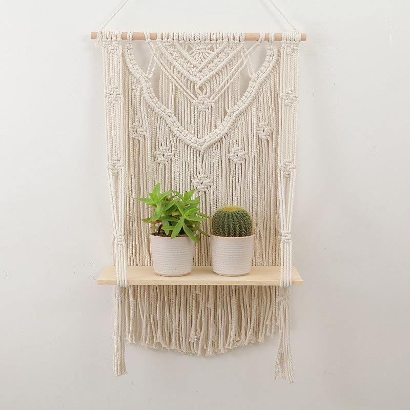 Twisted Braids Macrame Wall Tapestry | Hand-Woven Boho Decor