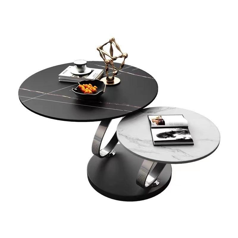 Round Marble Round Table - Multifunctional Slate Folding