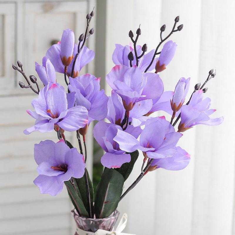 Magnolia Silk Flower Arrangement - Premium Home Decor and Wedding Photography Props