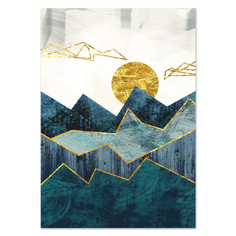 Nordic Abstract Landscape Canvas Wall Art Decor Collection