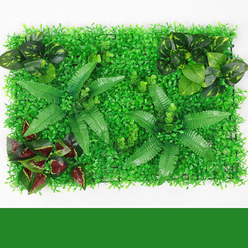 Verdant Oasis Botanical Panel - Premium Plastic Flower Wall Art