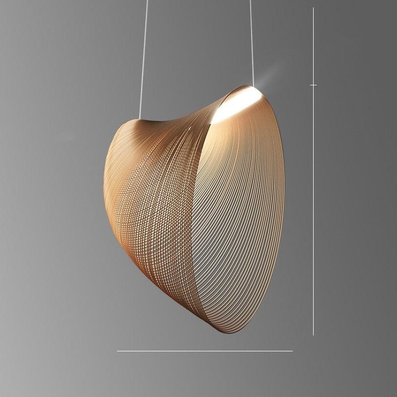 Modern Wood Chandelier Bar Table Lamp with LED Light