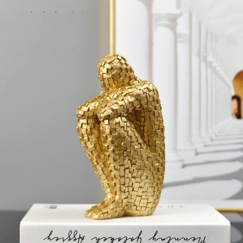 Creative Resin Manikin Sculpture for Home Decor