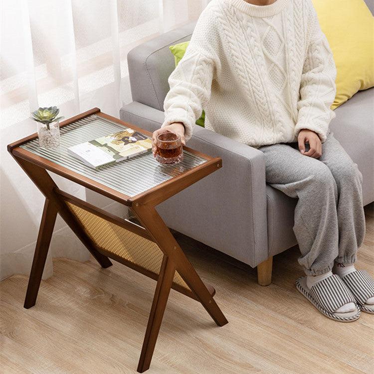 Modern Bamboo Japanese Style Tea Table - Multifunctional Storage Furniture