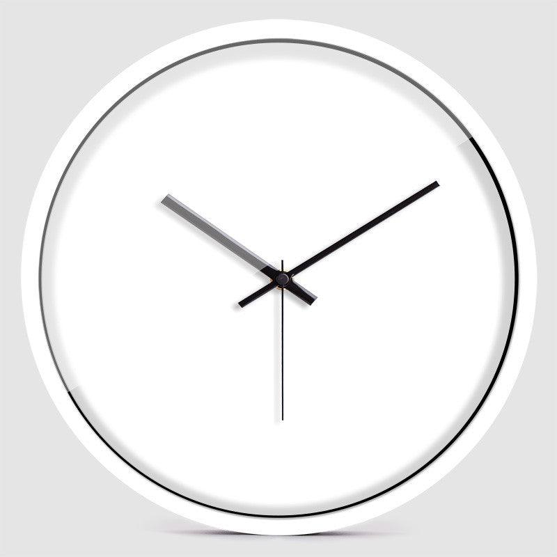 Silent Quartz Wall Clock with Creative Design - Modern Bedroom Decor