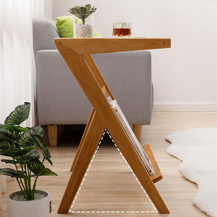 Modern Bamboo Japanese Style Tea Table - Multifunctional Storage Furniture