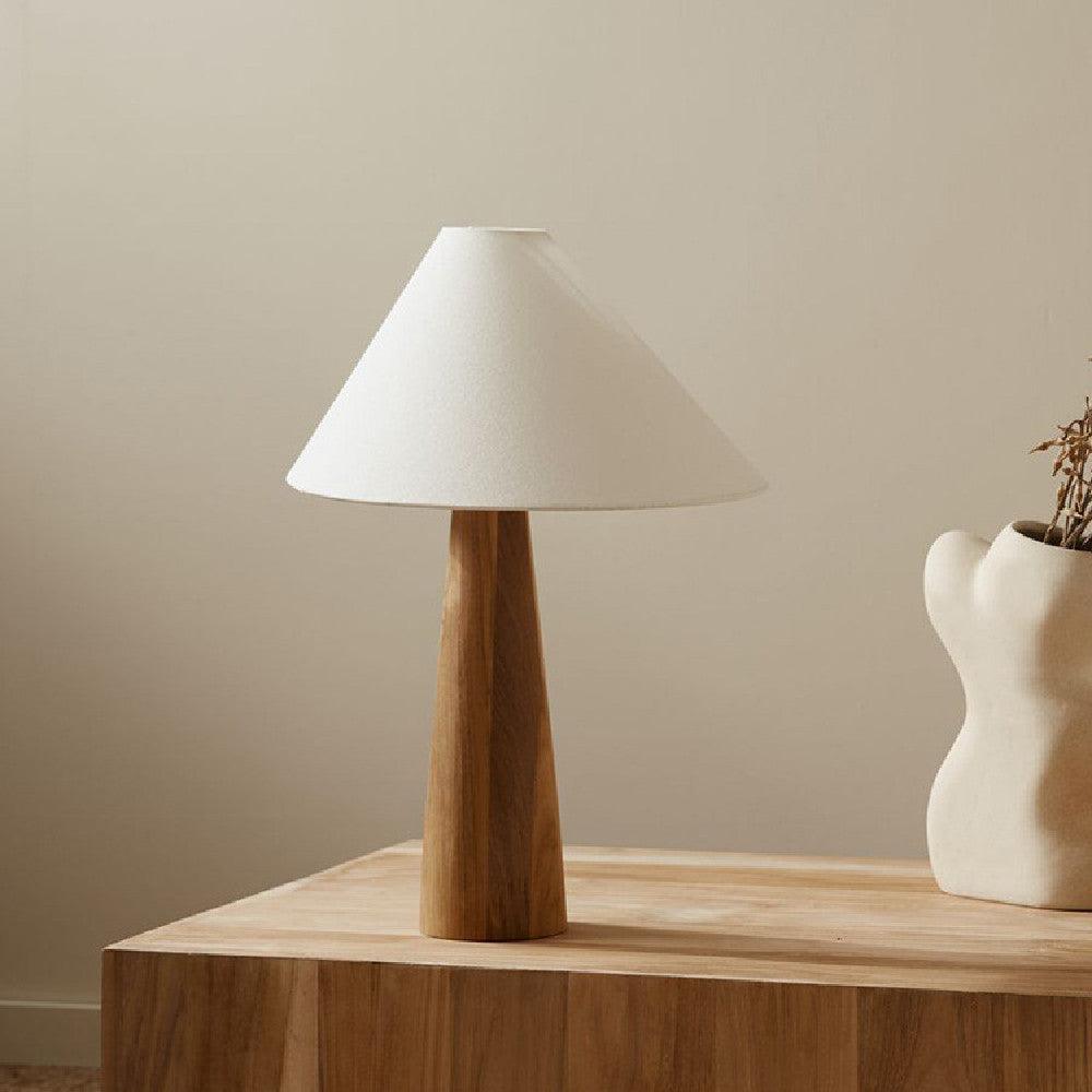 Japanese-inspired Fabric Table Lamp for Home Decor