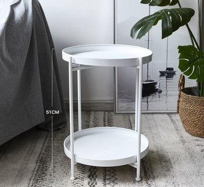 Marble Elegance Living Room Side Table