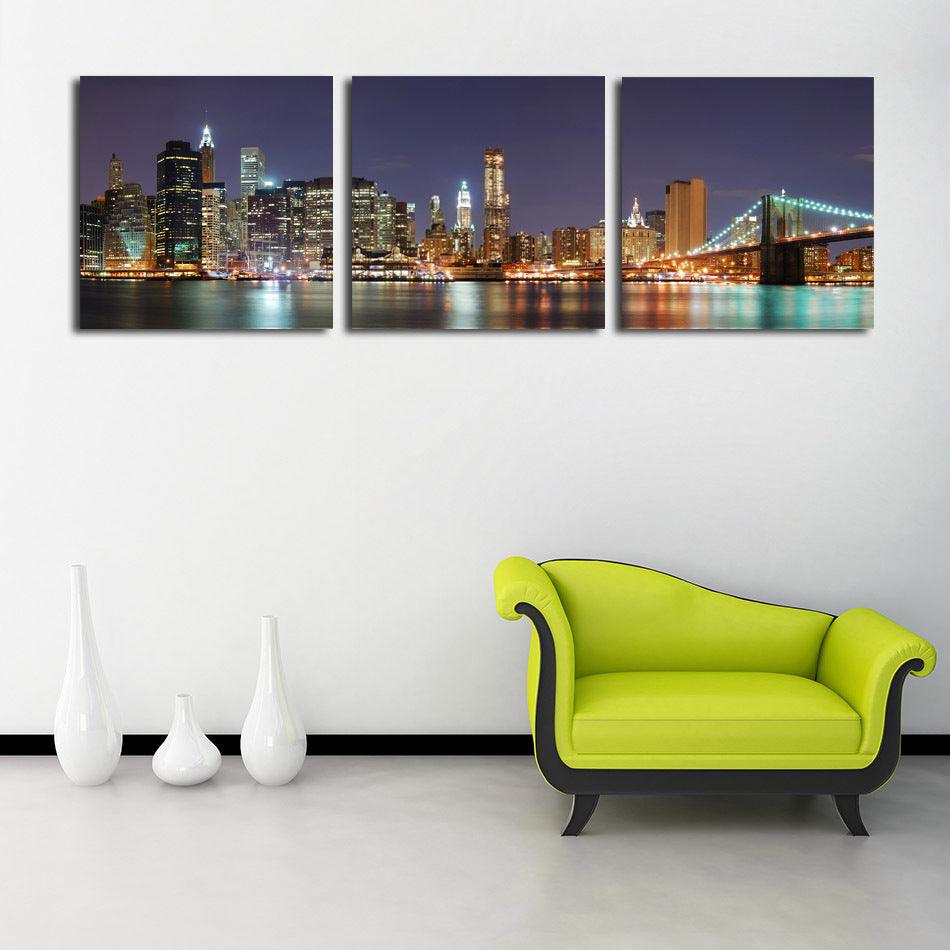 HD Triptych Abstract Canvas Wall Art Set