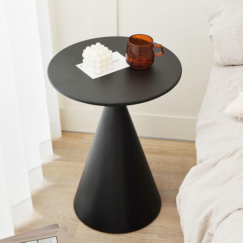 Marble Top Round Side Table - Elegant Living Room Accent Piece