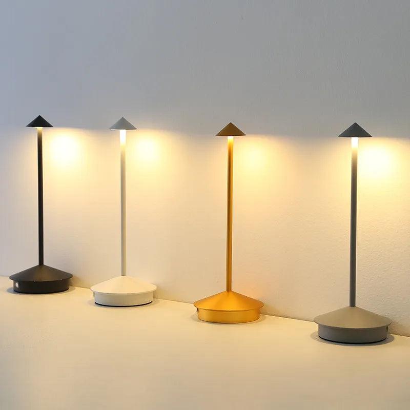 Touch-Sensitive LED Wireless Table Lamp for Home | Rechargeable Night Light