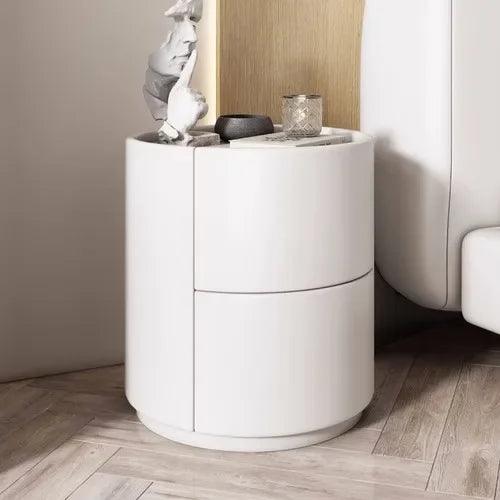 Nordic Pine Wood Nightstands with Drawer - Minimalist Modern Bedside Furniture