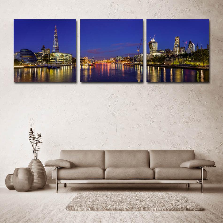 HD Triptych Abstract Canvas Wall Art Set