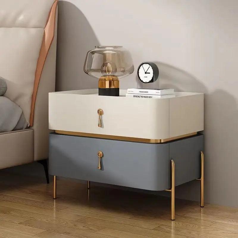 Nightstands Console Drawer Set with Unique Italian Design