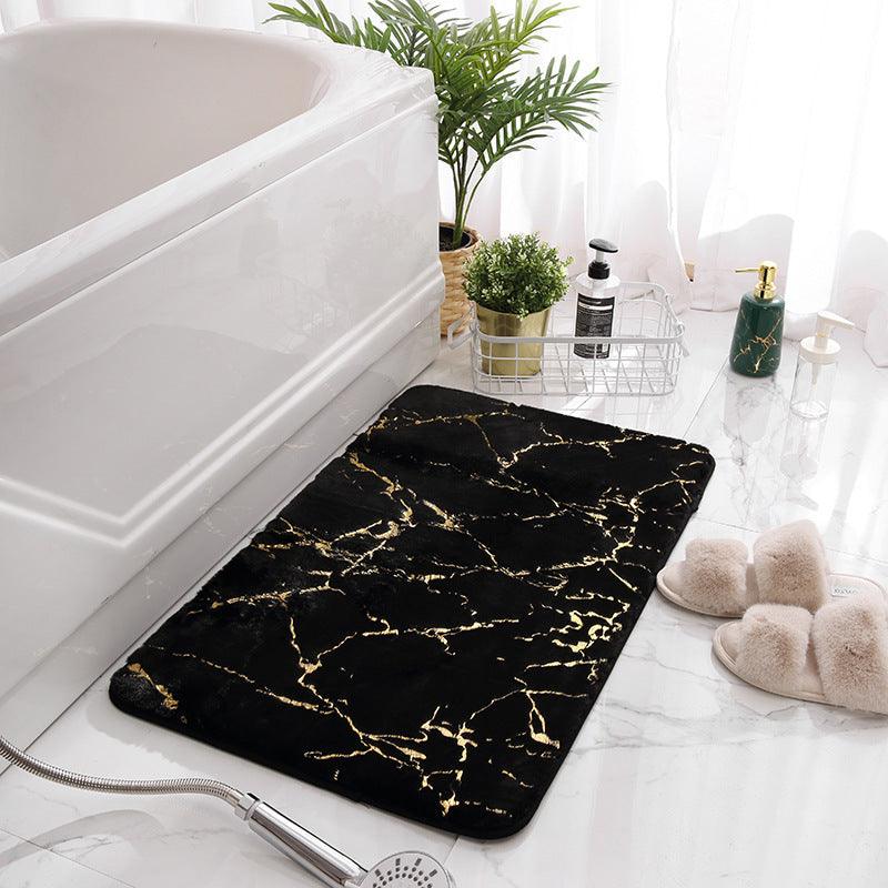 Luxurious Rabbit Fur Floor Mat - Modern Chinese Style Series - Machine Washable - Multiple Sizes and Colors - Perfect for Any Room