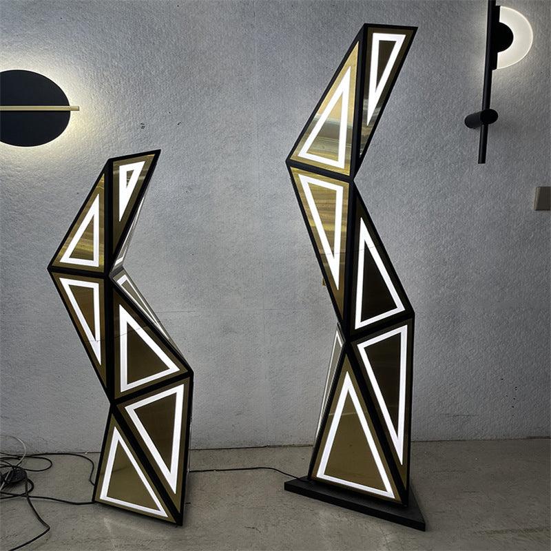 Modern LED Floor Lamp with Adjustable Three-Color Dimming for Living Room and Home Decor