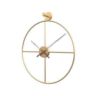 European Style Iron Wall Clock for Home and Office D&eacute;cor