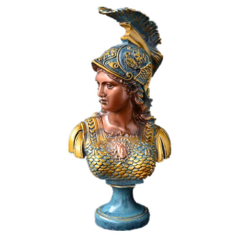 Athena Greek Goddess Wisdom Sculpture Ornament for Home Decor