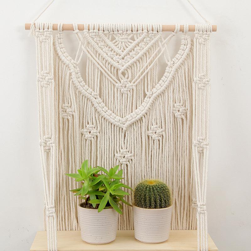 Twisted Braids Macrame Wall Tapestry | Hand-Woven Boho Decor