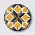 Modern Metal Round Wall Clock with Sweep Second Movement
