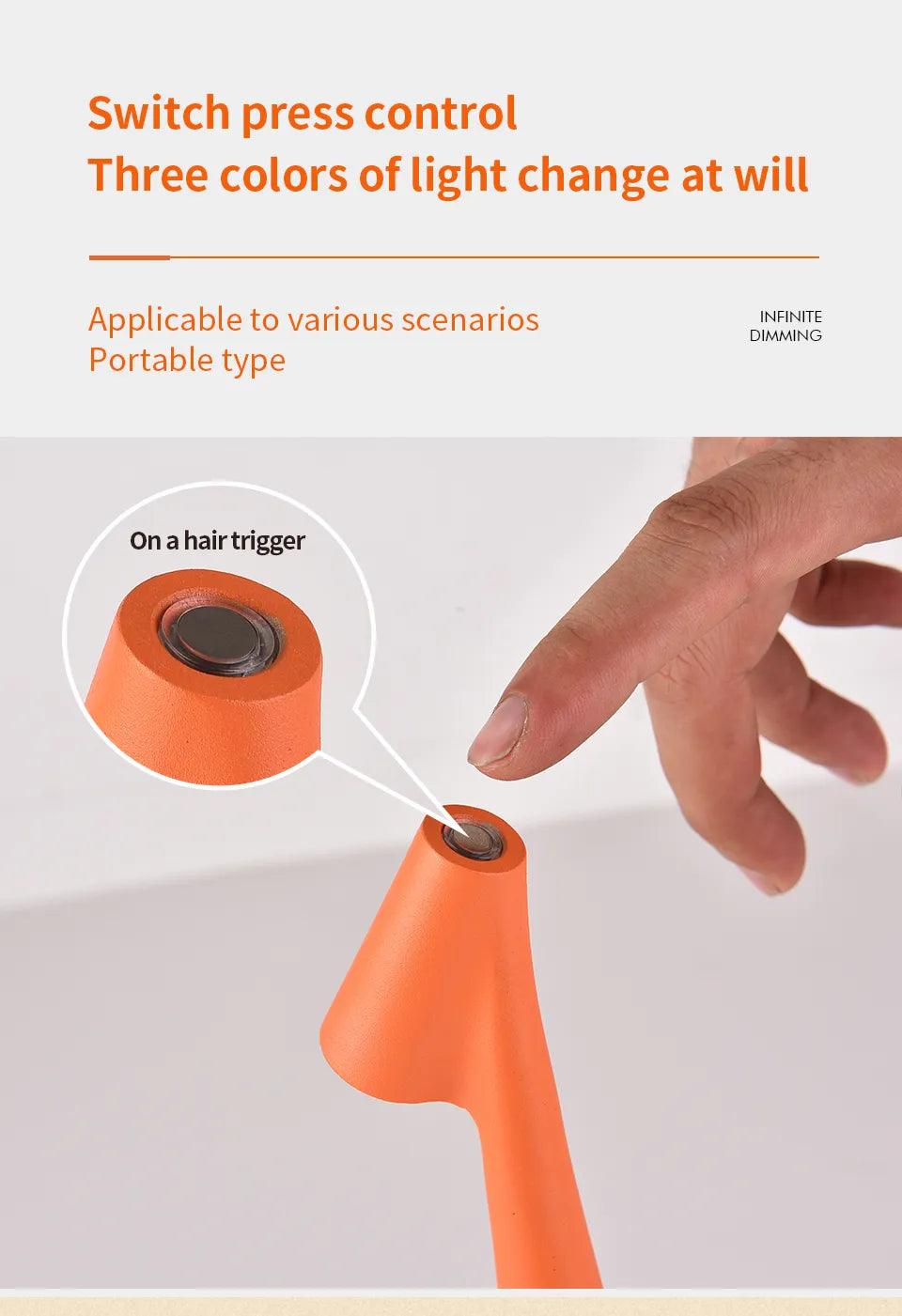 Dimmable Touch Table Lamp | Versatile Lighting Decor